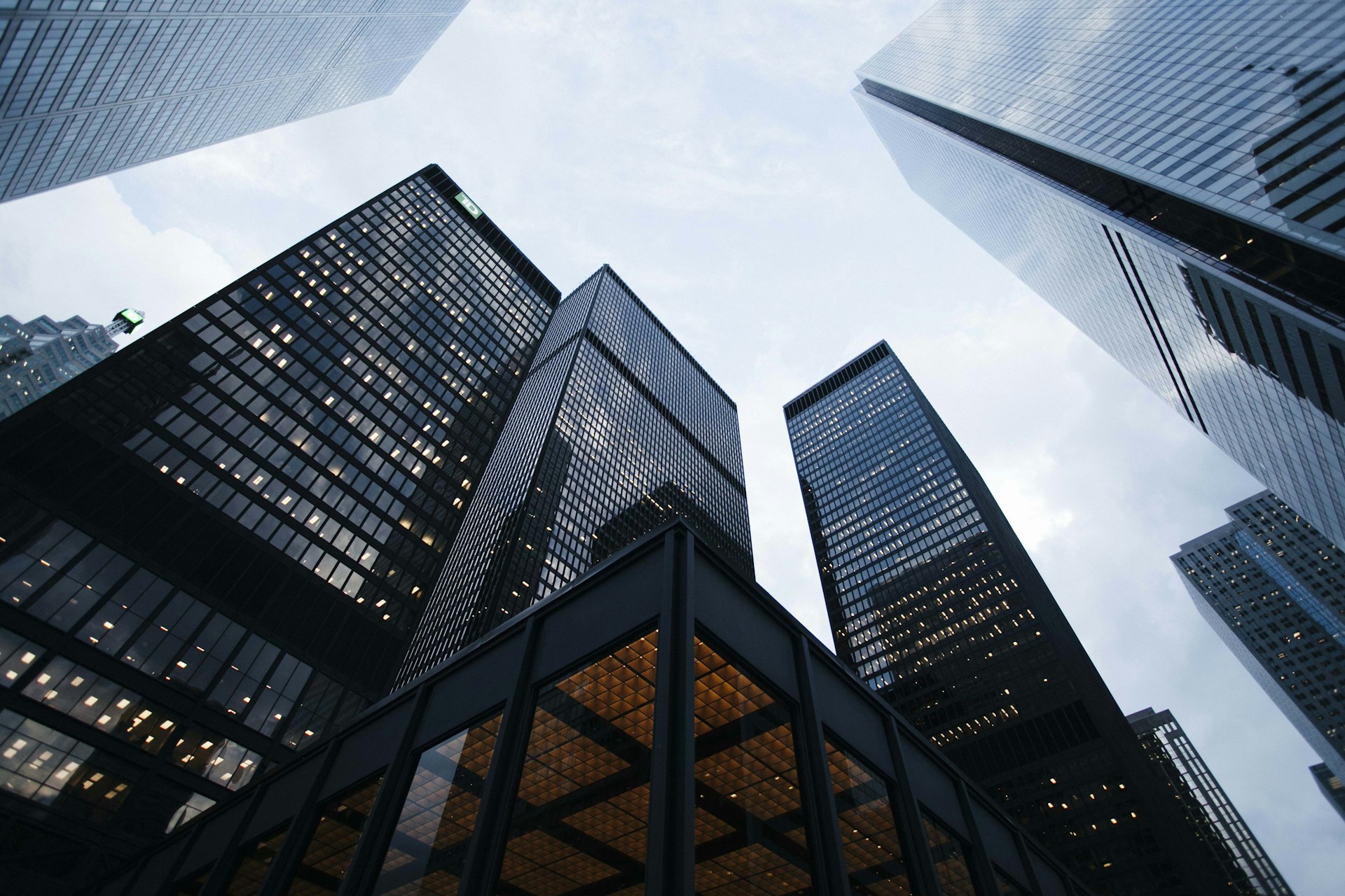 City and business district